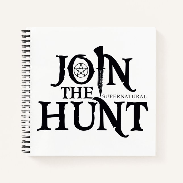 Supernatural "Join the Hunt" Notebook (Front)