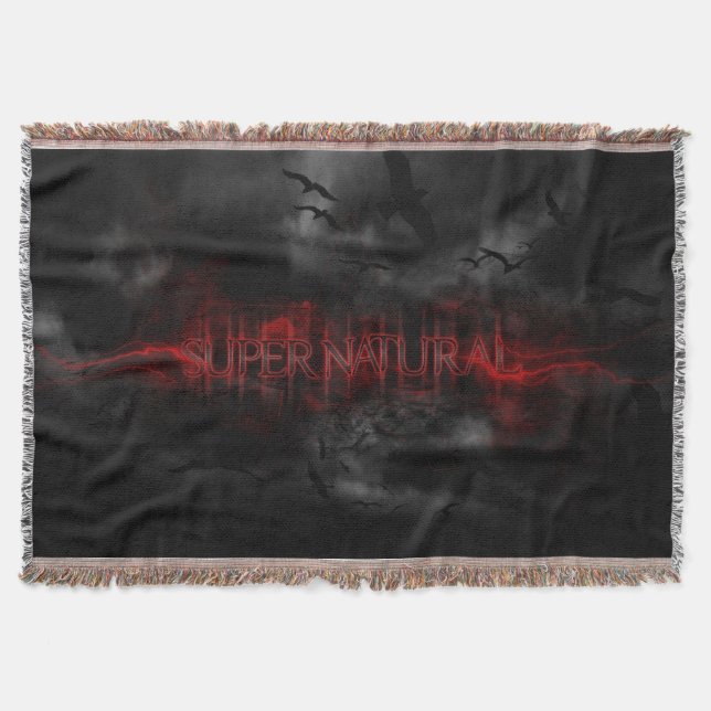 Supernatural Logo Throw Blanket (Front)