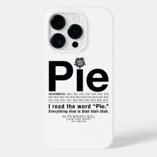 Supernatural "Pie" Quote Case-Mate iPhone 14 Pro Case
