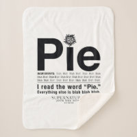 Supernatural "Pie" Quote