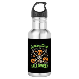 Supernatural Skeleton Halloween Vector Design_1 532 Ml Water Bottle