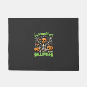 Supernatural Skeleton Halloween Vector Design_1 Doormat