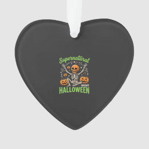 Supernatural Skeleton Halloween Vector Design_1 Ornament