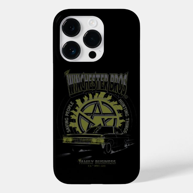 Supernatural "The Winchester Bros" Car Graphic Case-Mate iPhone Case (Back)