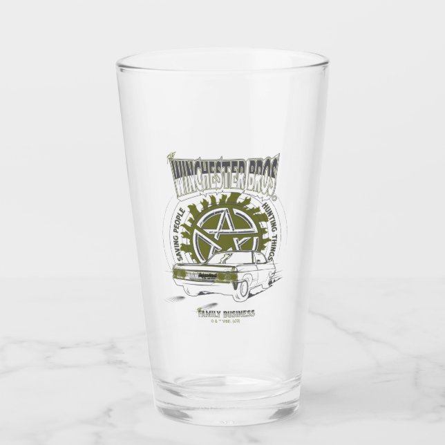 Supernatural "The Winchester Bros" Car Graphic Glass (Front)