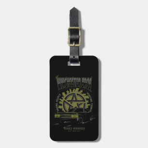 Supernatural "The Winchester Bros" Car Graphic Luggage Tag