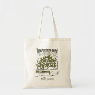 Supernatural "The Winchester Bros" Car Graphic Tote Bag