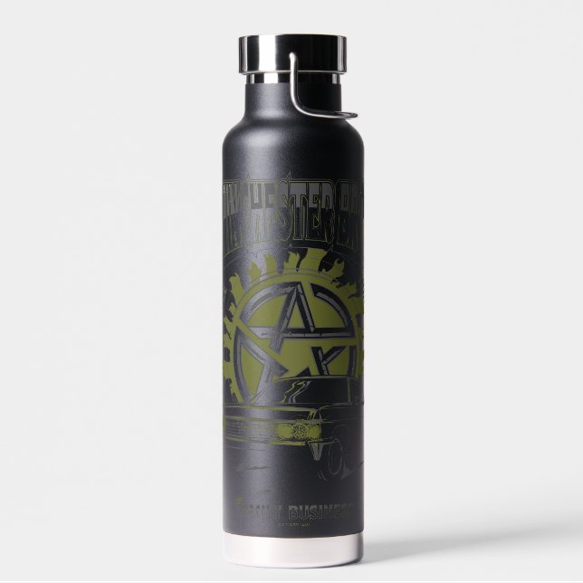 Supernatural "The Winchester Bros" Car Graphic Water Bottle (Left)