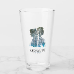 Supernatural Winchester Bros Forest Graphic Glass