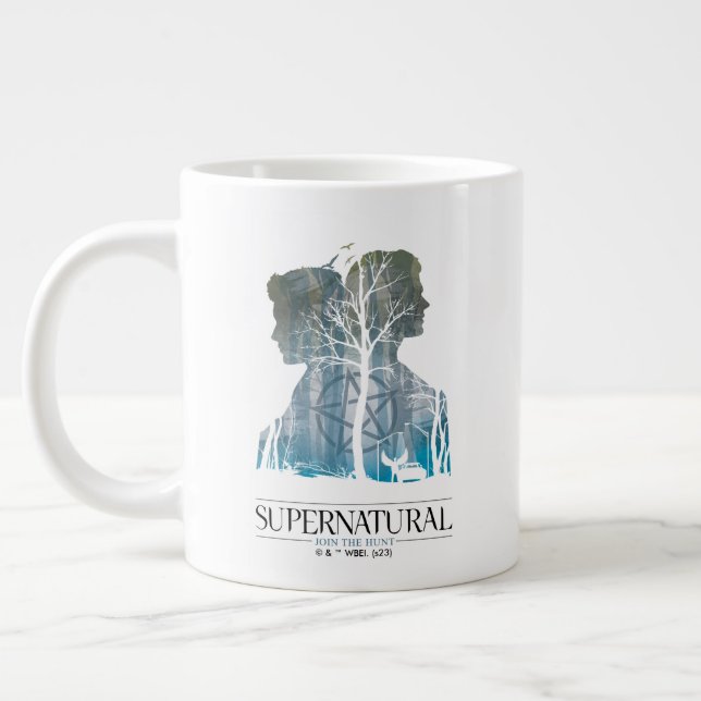 Supernatural Winchester Bros Forest Graphic Large Coffee Mug (Left)