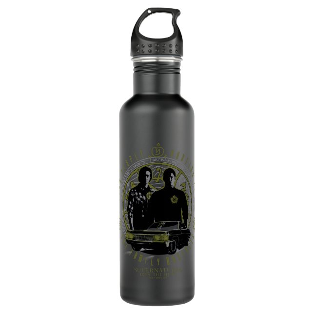 Supernatural Winchester Brothers Family Business 710 Ml Water Bottle (Front)