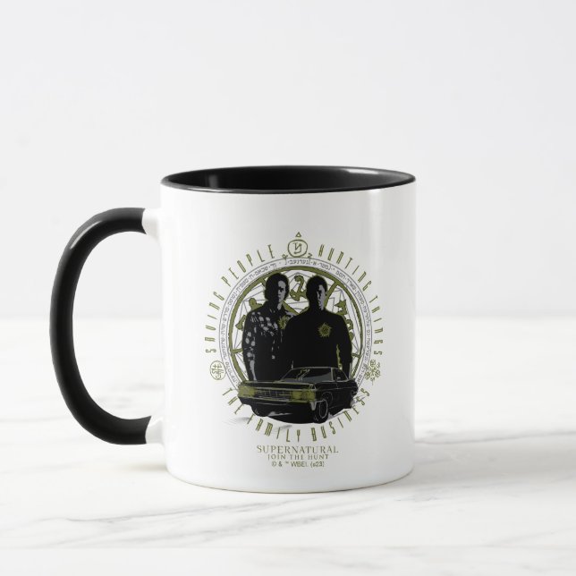 Supernatural Winchester Brothers Family Business Mug (Left)