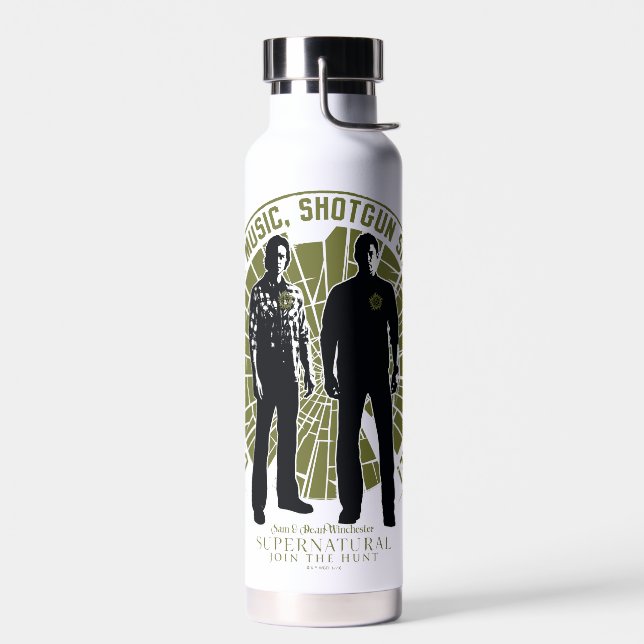 Supernatural Winchester Brothers "Shotgun" Water Bottle (Left)