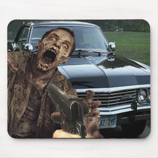Supernatural Zombie Shooter Mouse pad (Front)