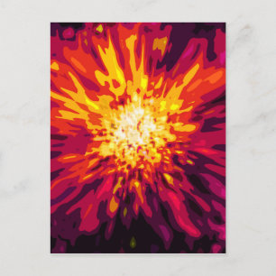 Supernova Blast Postcard