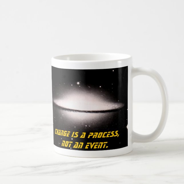 Supernova, Change is a process, not an event Coffee Mug (Right)