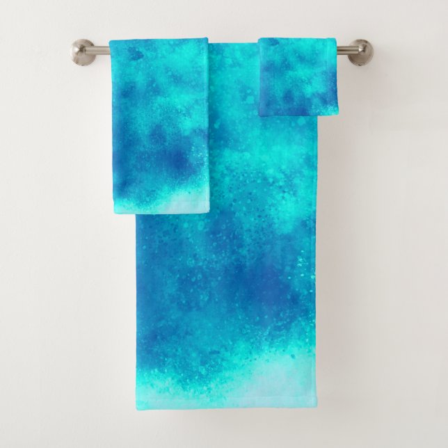SuperNova cloud effect Bath Towel Set (Insitu)