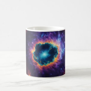Supernova Explosion in Star-Filled Night Sky Coffee Mug