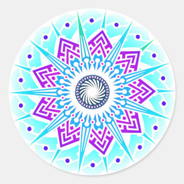 Supernova Flower Air Sticker (Front)