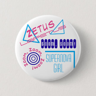 Supernova Girl 6 Cm Round Badge