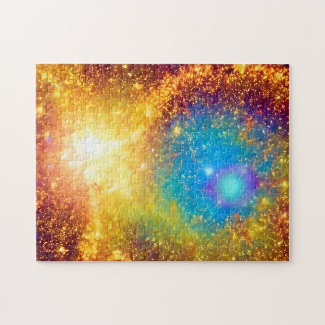 Supernova Golden Explosion in Amazing Outer Space Jigsaw Puzzle (Horizontal)