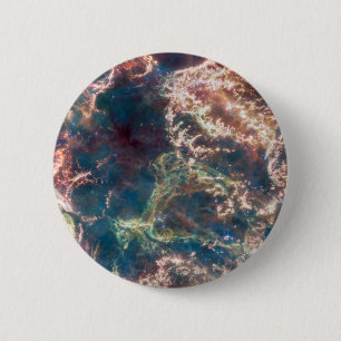 Supernova Remnant Cassiopeia A. 6 Cm Round Badge