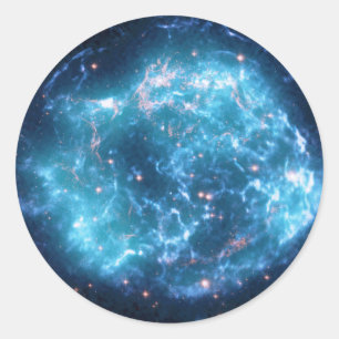 Supernova Remnant Cassiopeia A Classic Round Sticker