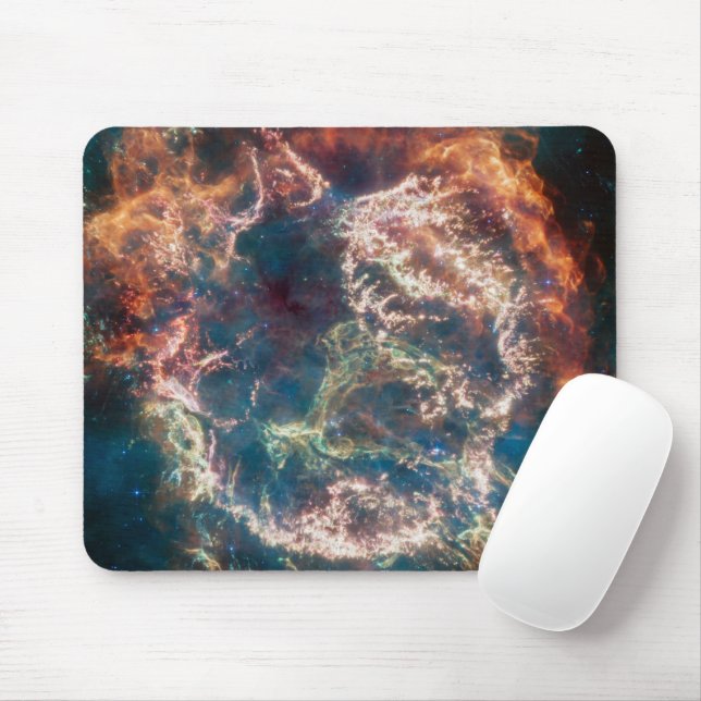 Supernova Remnant Cassiopeia A. Mouse Mat (With Mouse)