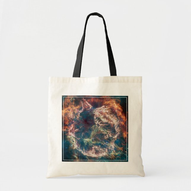 Supernova Remnant Cassiopeia A. Tote Bag (Front)