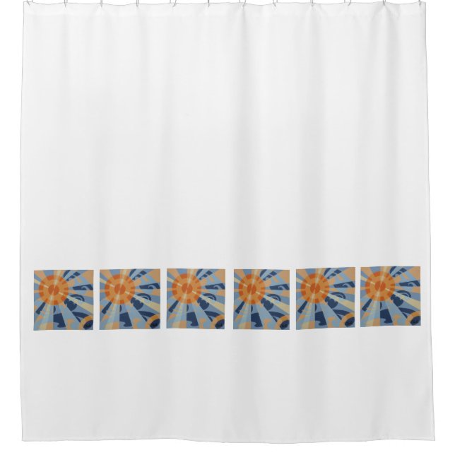 SUPERNOVA Shower Curtain (Front)