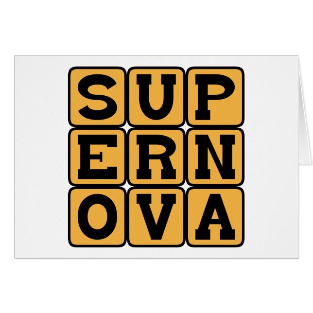 Supernova, Stellar Explosion (Front Horizontal)