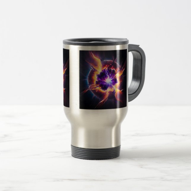 Supernova Travel/Commuter Mug, 15 oz  Travel Mug (Front Right)