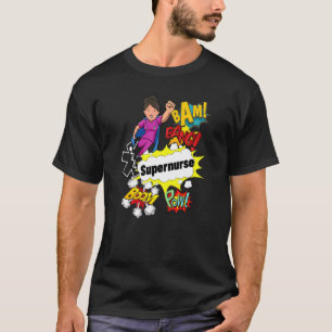 Supernurse Comic Superhero Asian Style Rn Nursing T-Shirt
