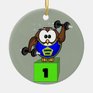 SuperOwl Ceramic Tree Decoration