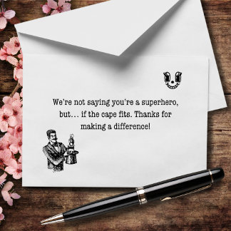 Superpowers Not Required, But Appreciated Thank You Card