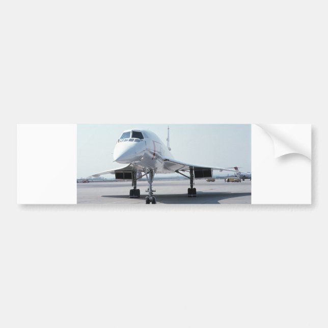Supersonic Concorde Bumper Sticker (Front)
