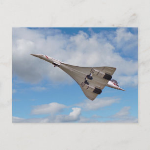 Supersonic Concorde G-BOAB Postcard