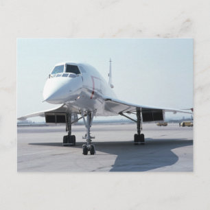 Supersonic Concorde Postcard