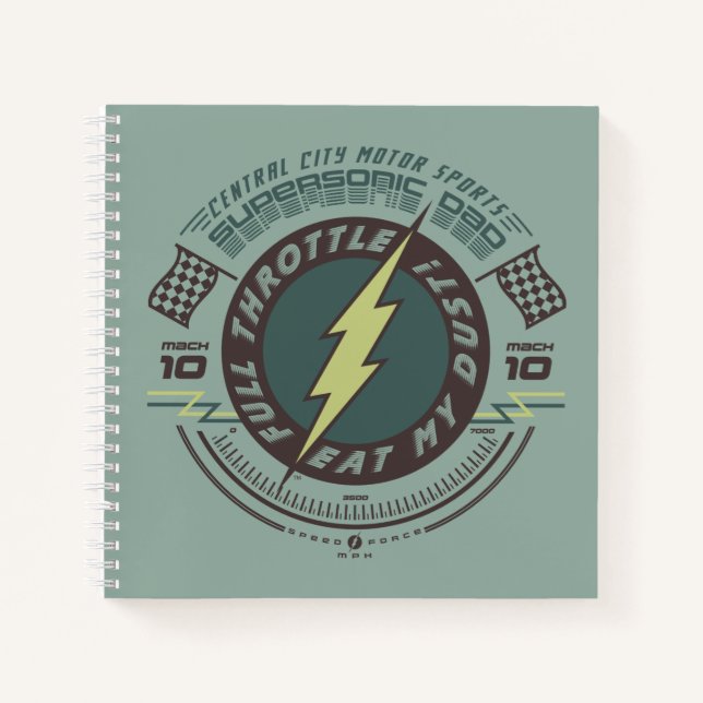 Supersonic Dad - Central City Motor Sports Notebook (Front)