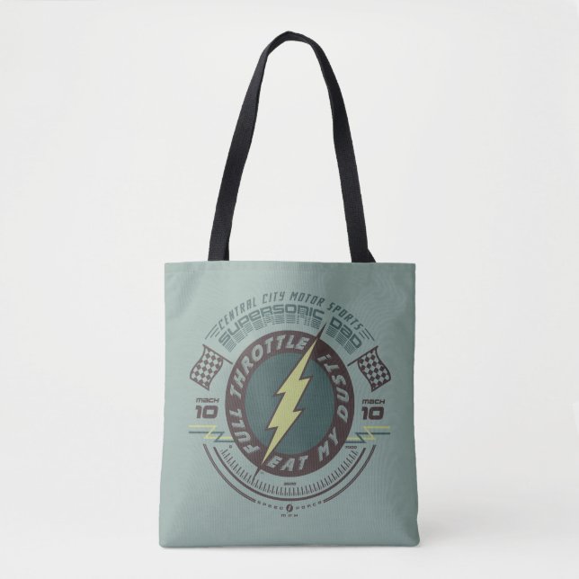 Supersonic Dad - Central City Motor Sports Tote Bag (Front)
