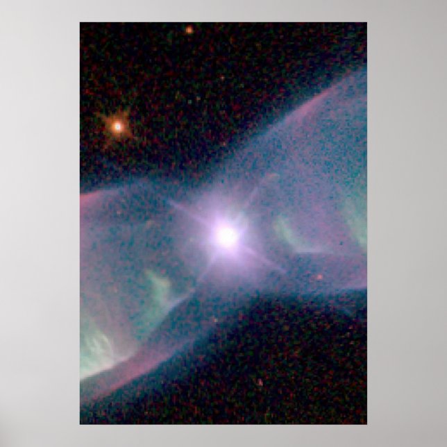 Supersonic Exhaust from Nebula M2-9 Poster (Front)