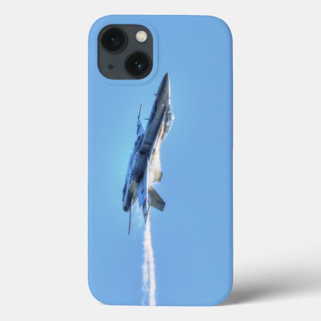 Supersonic F-18 Jet-Fighter Design for Pilots Case-Mate iPhone Case (Back)