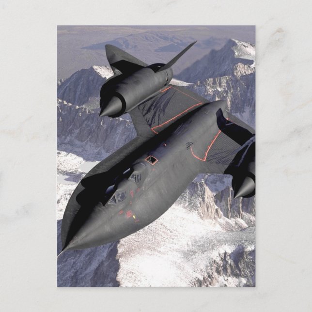Supersonic Fighter Jet Postcard (Front)