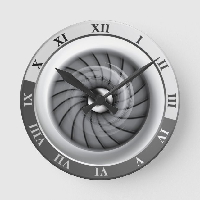 Supersonic Jet Engine Wall Clock (Front)