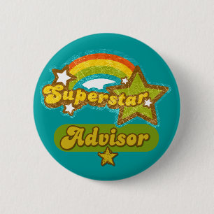 Superstar Advisor 6 Cm Round Badge