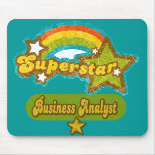 Superstar Business Analyst Mouse Mat
