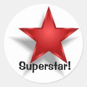 Superstar! Classic Round Sticker