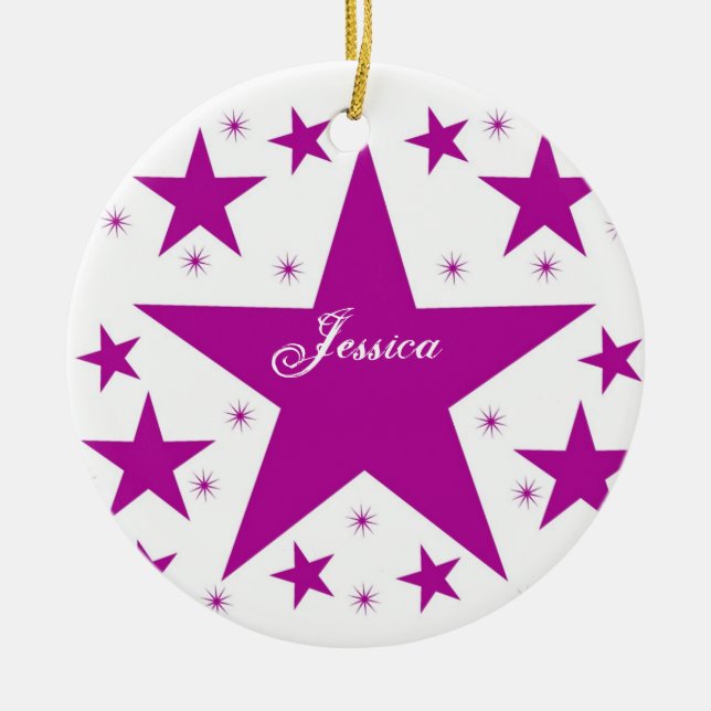 Superstar Collection Round Ornament (Front)