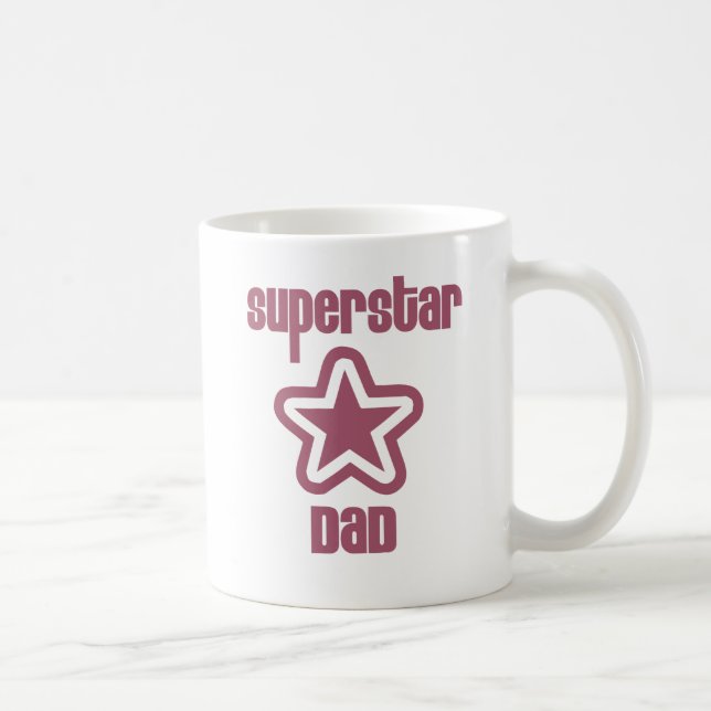 Superstar Dad Coffee Mug (Right)