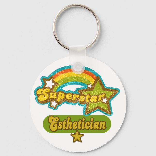 Superstar Esthetician Key Ring (Front)